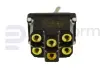 Toggle switch, (ON)-ON, DPDT