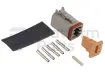 Connector plug, DT-series, 6 pin, male
