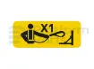 Sticker, bevestigingspunt
