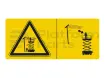 Autocollant, electrical hazard