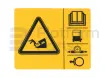 Autocollant, brake release safety