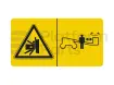 Pegatina, crushing hazard