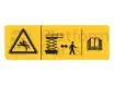 Sticker, crushing hazard