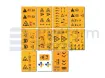 Aufkleber kit, Sicherheit (Symbole), Scherenbühne