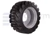 All terrain tire + rim, foamed, left