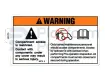 Autocollant, warning, compart access