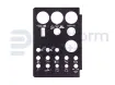 Pegatina caja de control debajo
