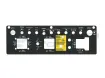 Sticker, bediening, control box, Spaans