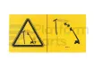 Decal, high voltage, boom lift