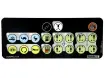 Sticker, bediening, control box (without hydr. extension)