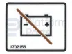 Pegatina, battery warning