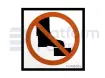 Sticker niet opstappen