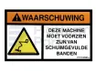 Aufkleber Warnung