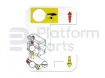 Sticker, bediening, control box