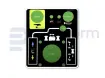 Pegatina, uso, Overlay TM12 caja de control