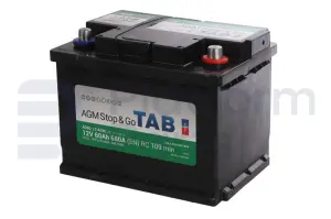 Batería de arranque, 12V, 60AH@20HR, 680A