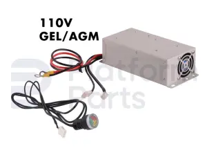 Batterij-lader, AGM-GEL, 24V, 35A, 110V (AC netsnoer, niet meegeleverd)