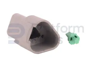 Tápon de conector, DT-series, 3 pin, feminino