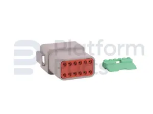 Tápon de conector, DT-series, 12 pin, feminino