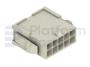 Connector plug, MS-serie, 10 pin, female