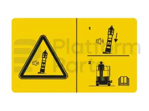 Pegatina, tilt alarm