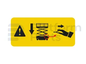 Decal, emergency down