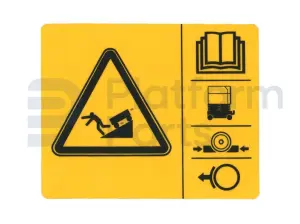 Decal, brake release safety