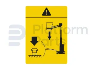 Autocollant, descente de secours