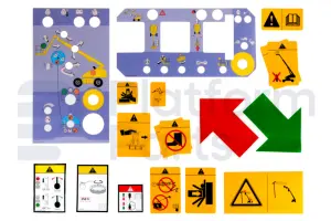 Autocollant kit, T(P)X