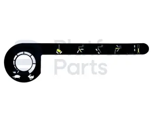 Decal, function-speed, control box