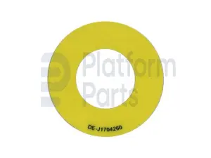 Decal, emergency stop, control box