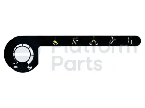 Decal, function-speed, control box