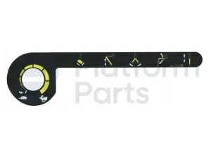 Decal, function-speed, control box