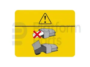 Sticker, voetpedaal