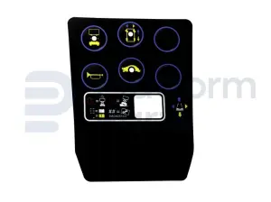 Decal, platform control box