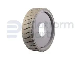 Non-marking wheel, rear