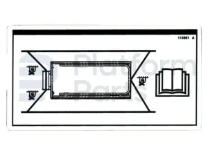 Autocollant, transport tiedown