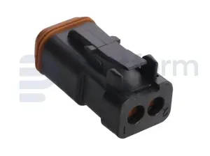 Verbindingsfiche, DT-series, 2 pin, mannelijk