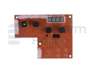 Electronic card, control box