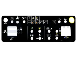 Sticker, bediening, control box