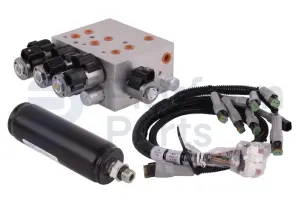 Hydraulic manifold, platform, service ki