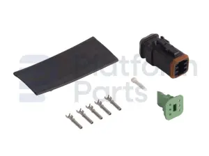 Connector plug, DT-series, 6 pin, male