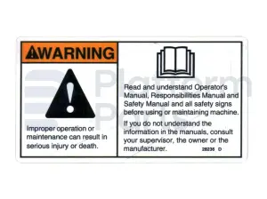 Autocollant, lire le manuel