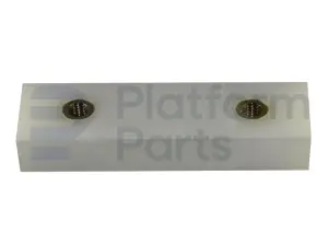 Placa desgastada 0,5x1,5x0,75"
