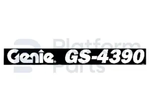 Decal,Cosmetic, Genie Gs-4390- OEM