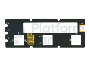 Decal, control, control box