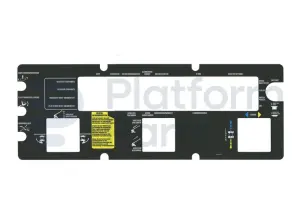 Pegatina, uso, caja de control