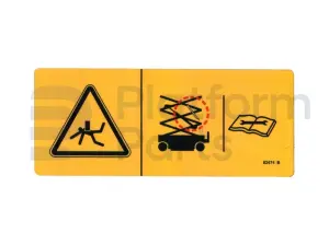 Sticker, veiligheidsarm