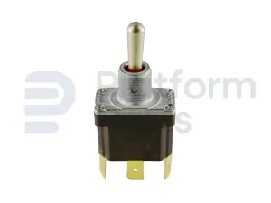 Toggle switch, (ON)-OFF-(ON), SPDT