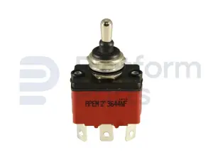 Interruptor de palanca, ON-ON-ON, DPDT